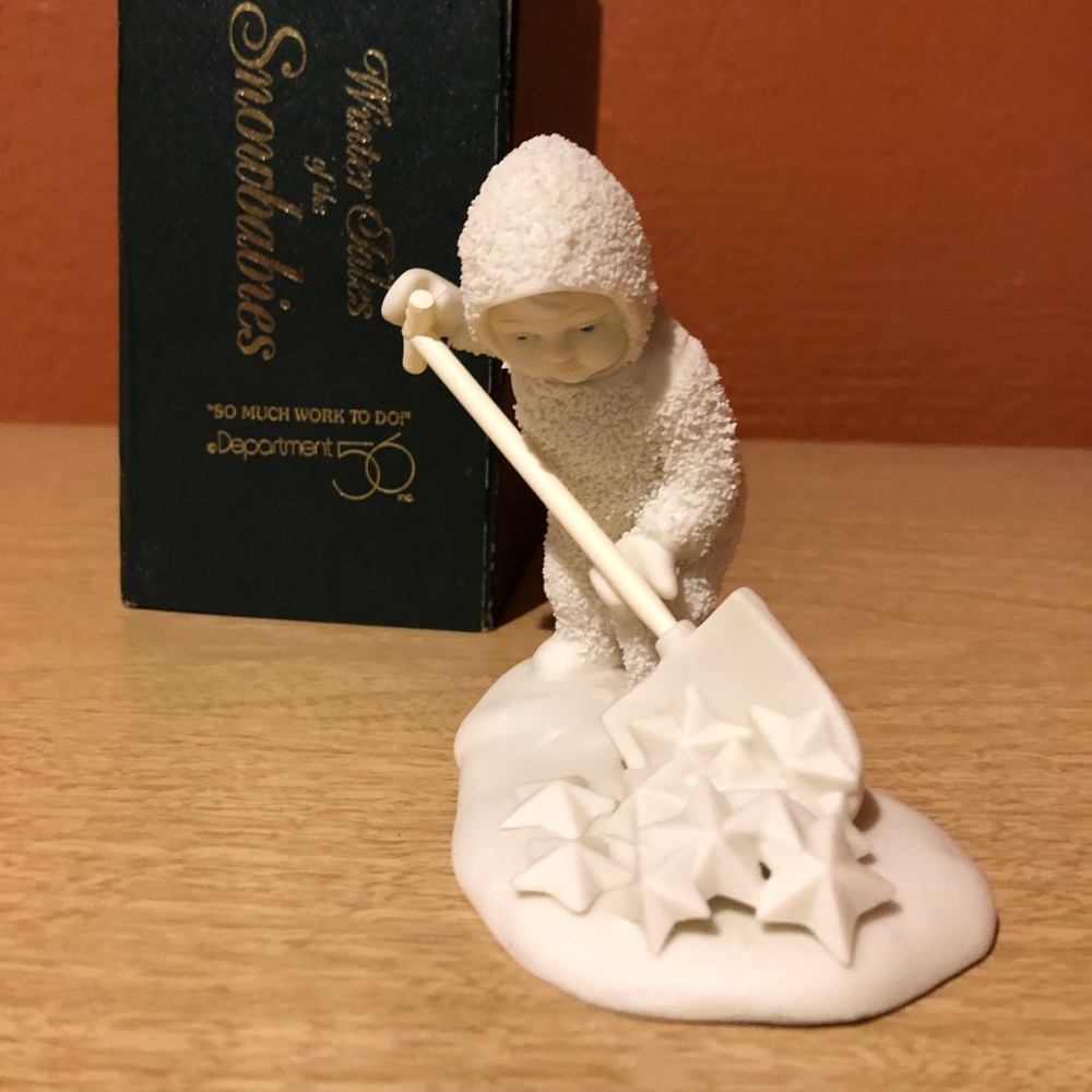 Snowbabies “So Much Work To Do”
